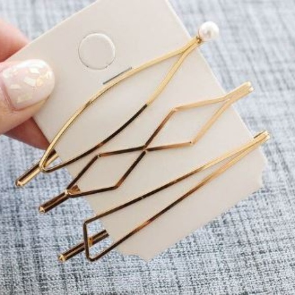 Accessories - Geometric Hairpin Set